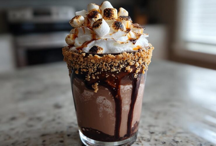 S’mores Hot Cocoa Milkshake