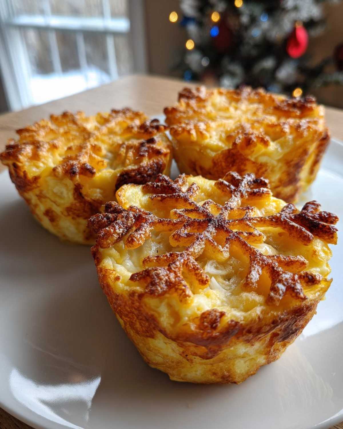 Snowflake Omelette Cups with Cheese - detail 3