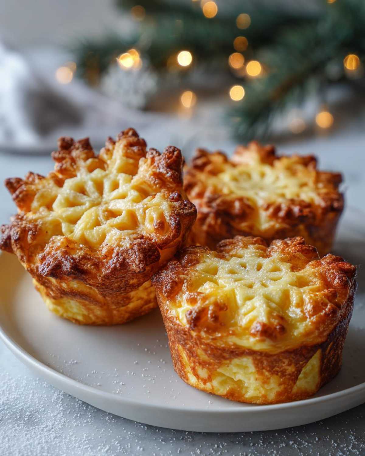 Snowflake Omelette Cups with Cheese - detail 4