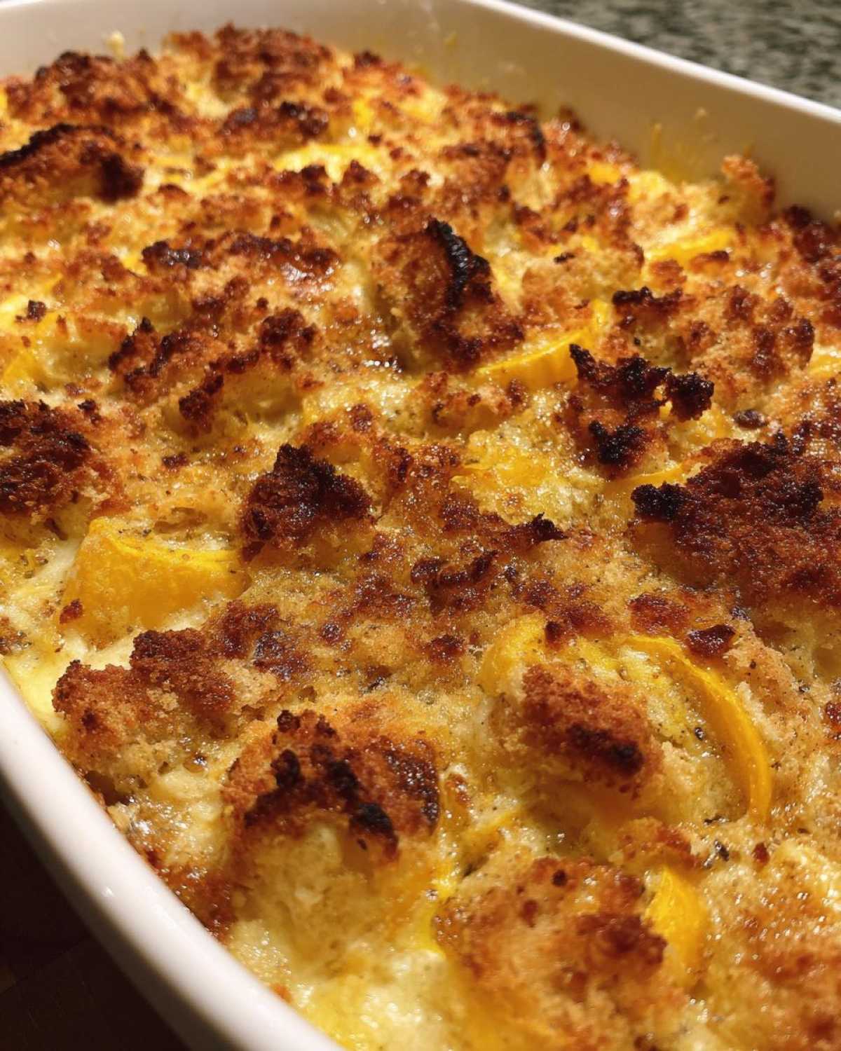 Sour cream squash casserole - detail 2