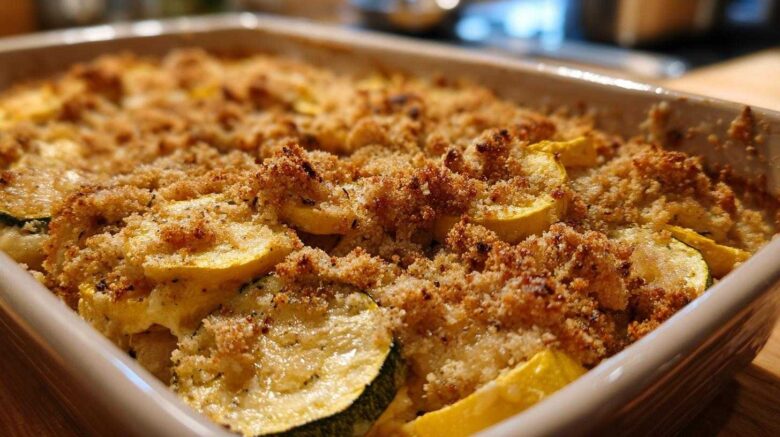 Sour cream squash casserole
