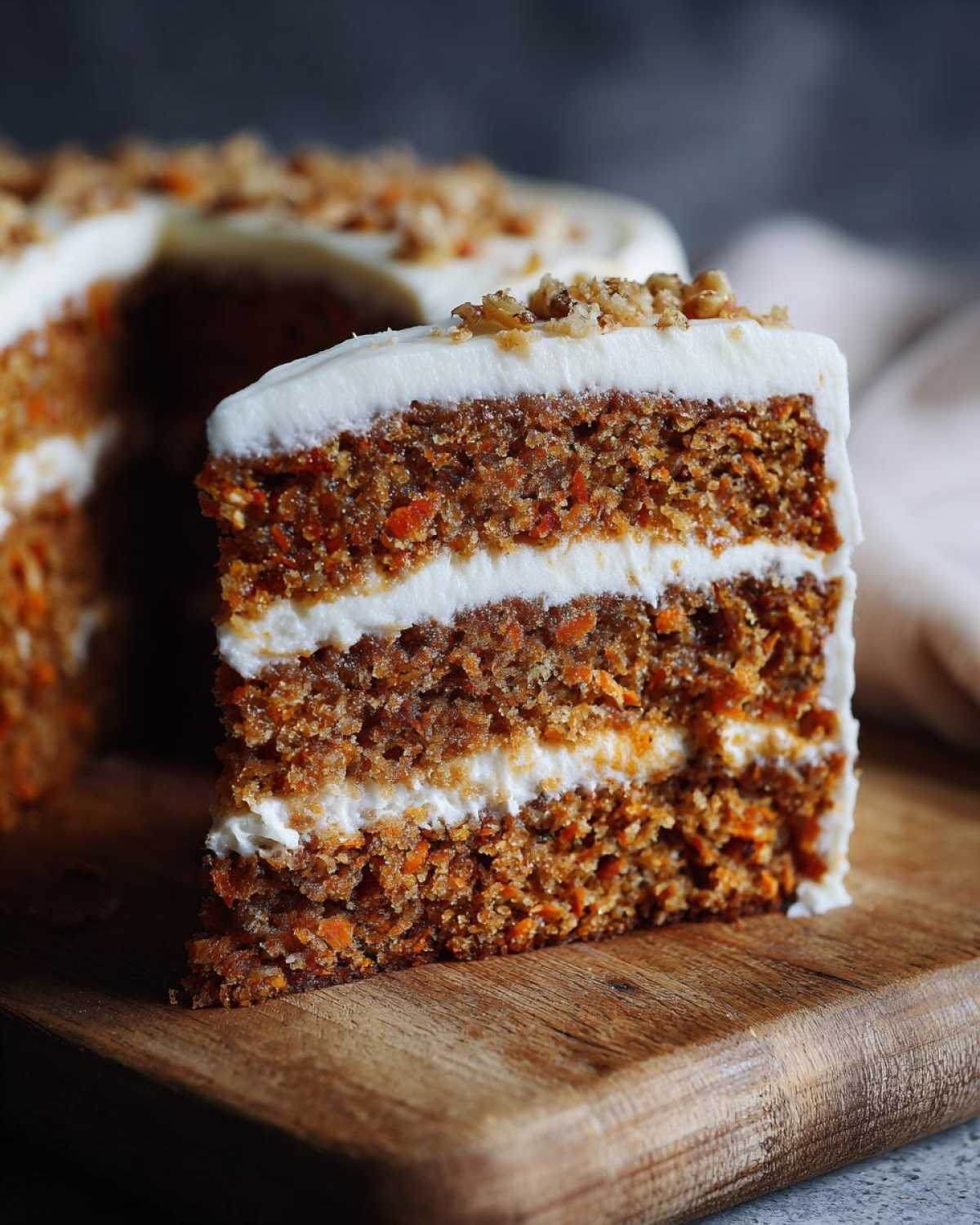 Spiced Carrot Cake with Cream Cheese Frosting - detail 1
