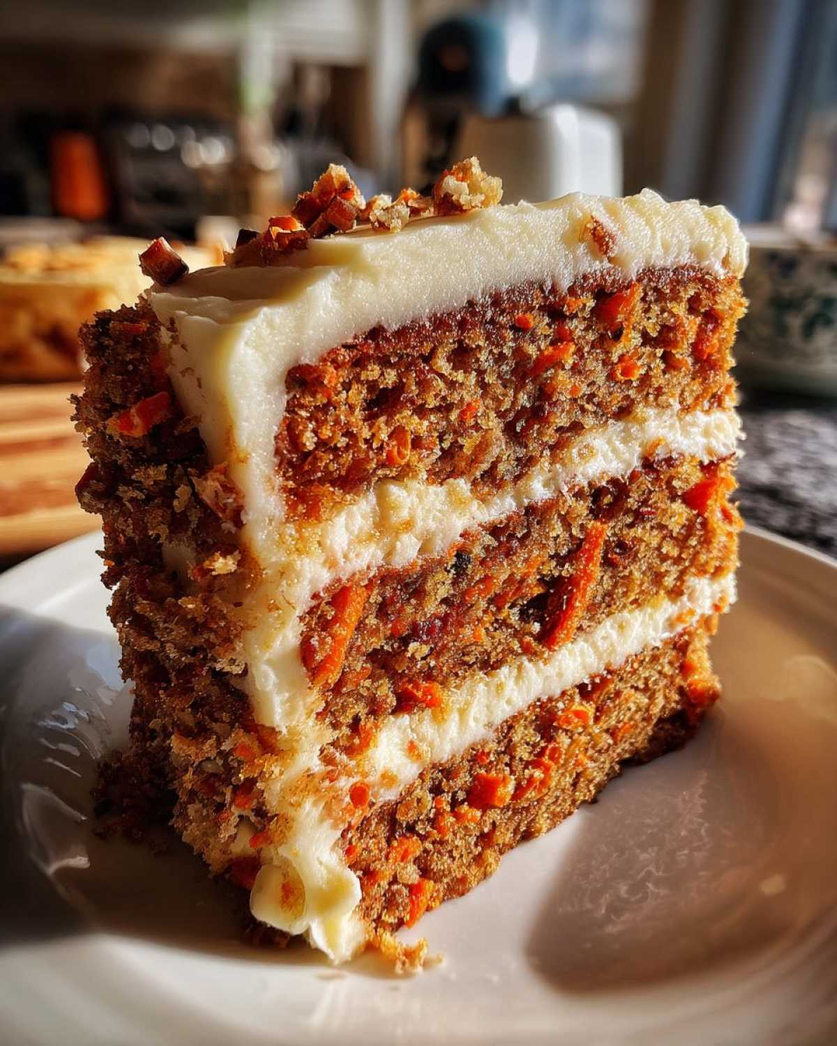 Spiced Carrot Cake with Cream Cheese Frosting - detail 3