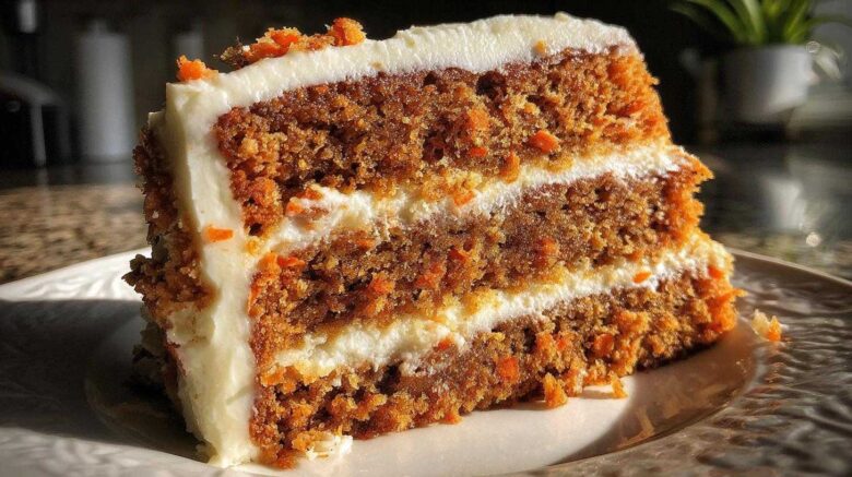 Spiced Carrot Cake with Cream Cheese Frosting
