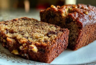 Spiced Chocolate Zucchini Bread Orange Walnuts