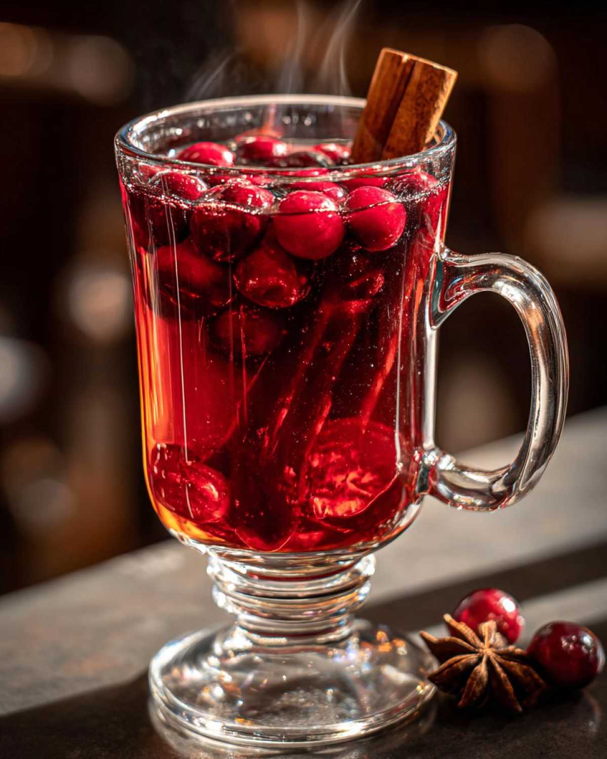 Spiced Cranberry Mulled Wine - detail 2
