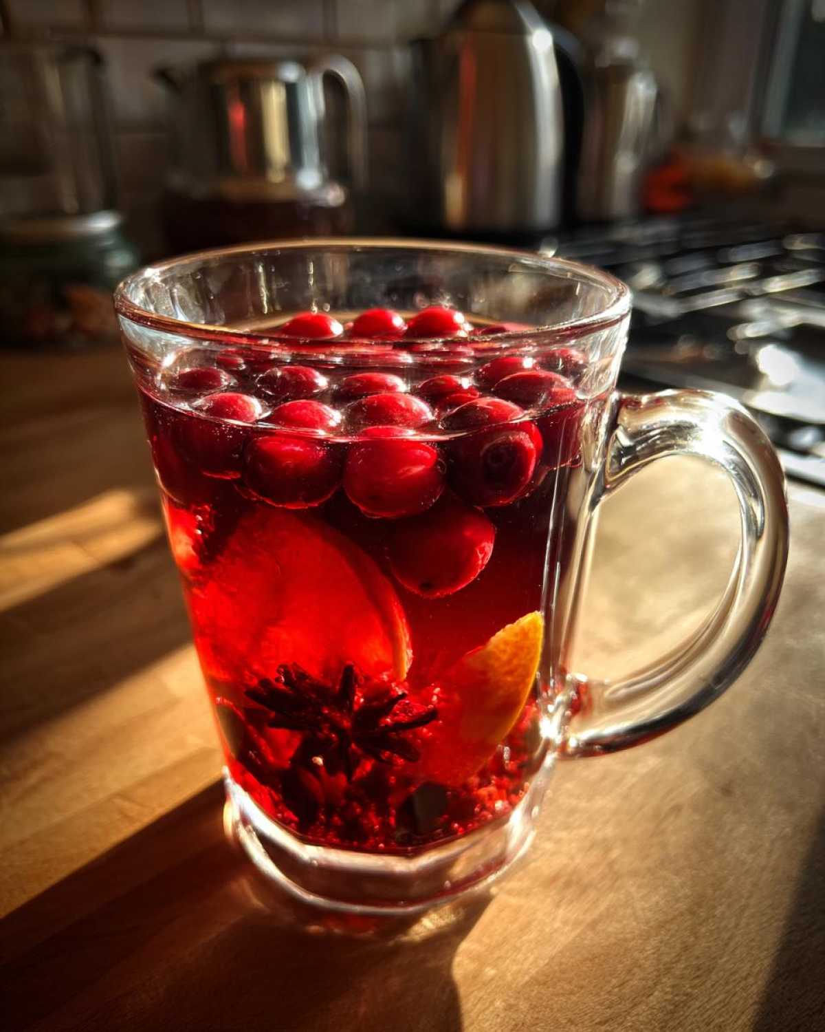 Spiced Cranberry Mulled Wine - detail 3
