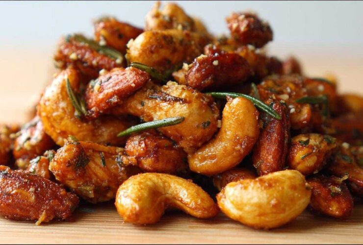 Spiced Nuts with Rosemary