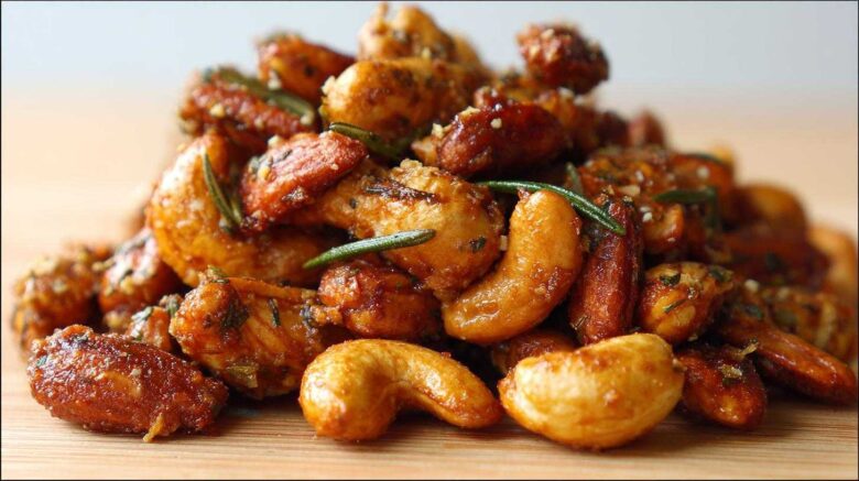 Spiced Nuts with Rosemary