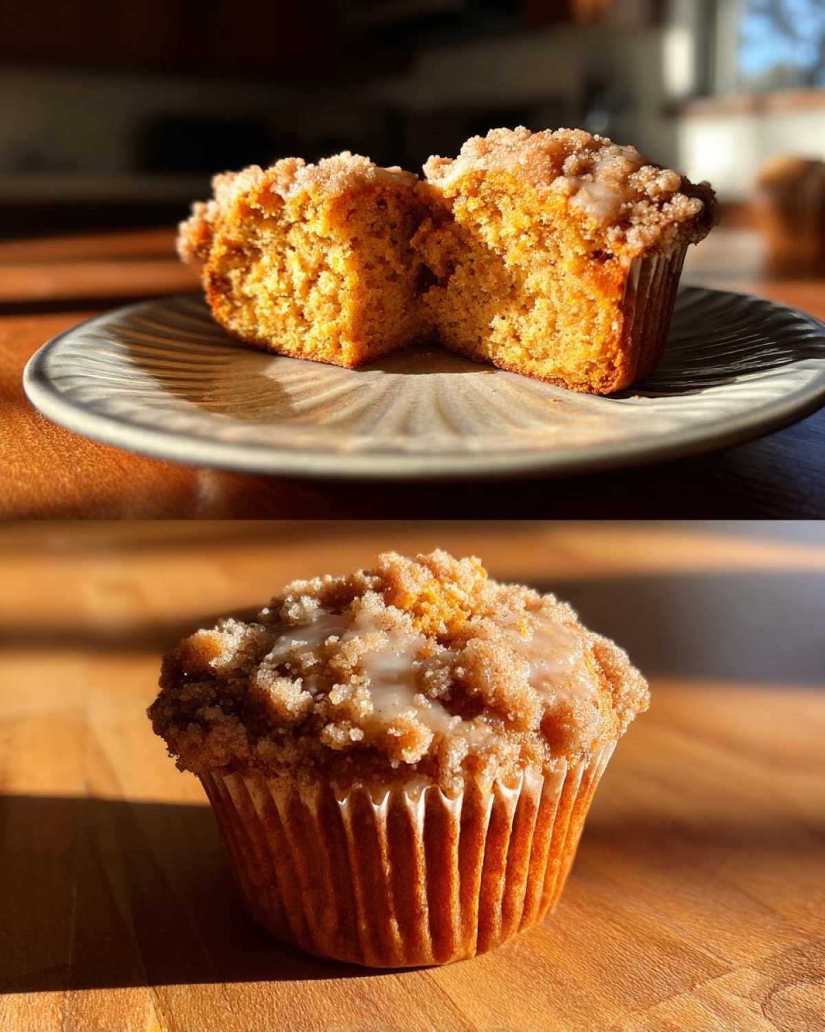 Spiced Pumpkin Streusel Muffins - detail 1
