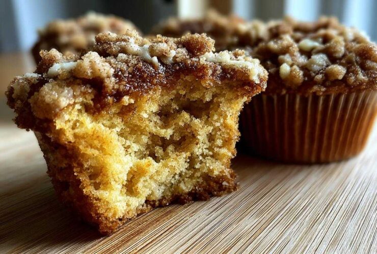Spiced Pumpkin Streusel Muffins