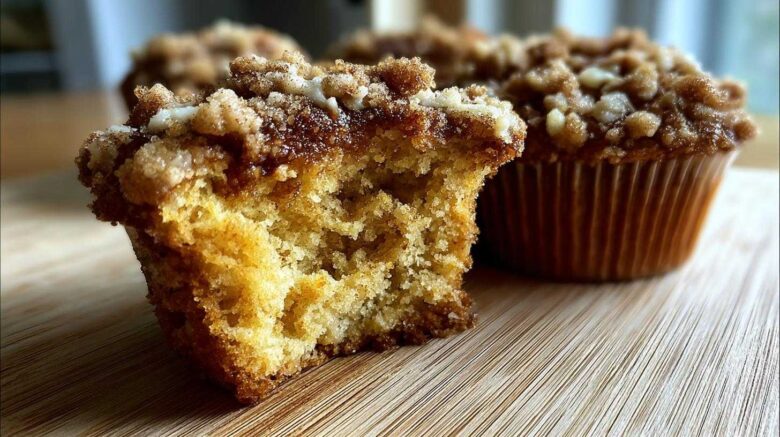 Spiced Pumpkin Streusel Muffins