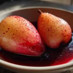 Spiced Red Wine Poached Pears