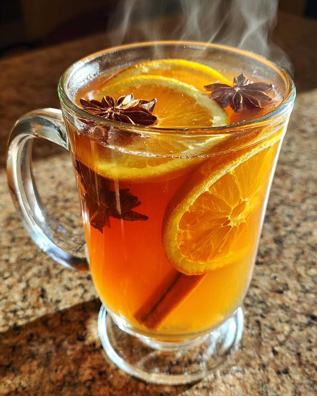 Spicy Ginger Mulled Cider - detail 2