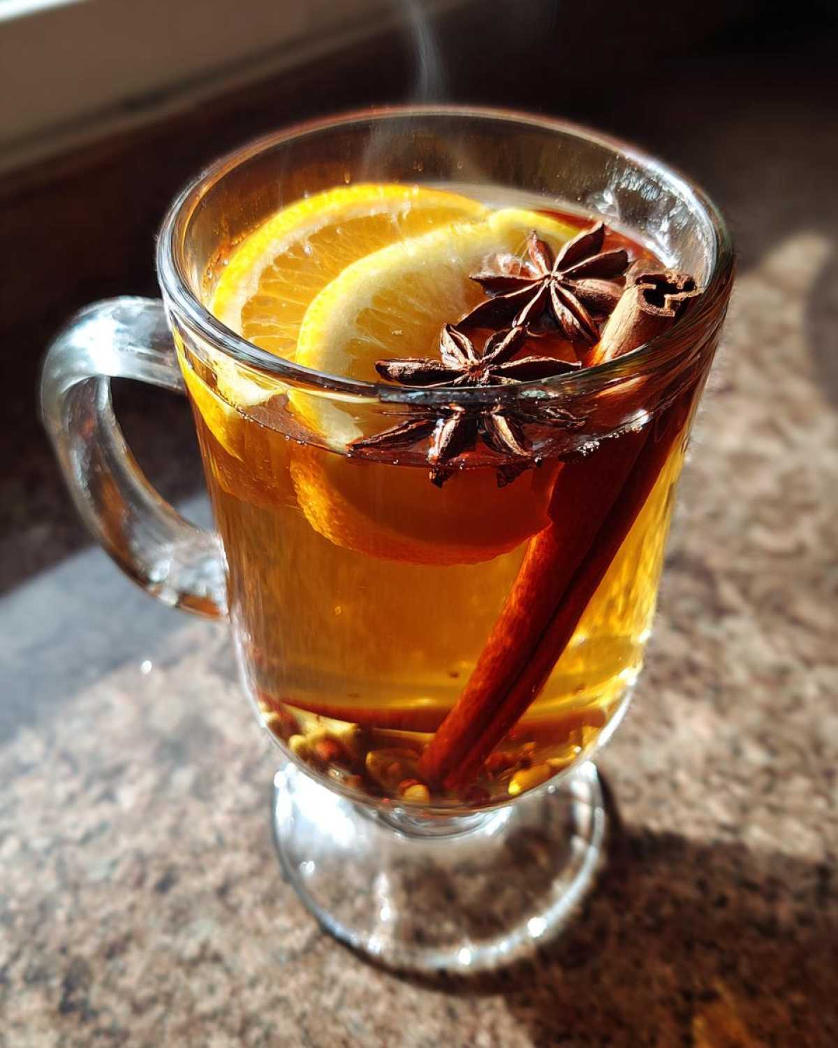 Spicy Ginger Mulled Cider - detail 3