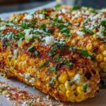 Spicy Mexican street corn