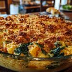 Spinach and squash casserole