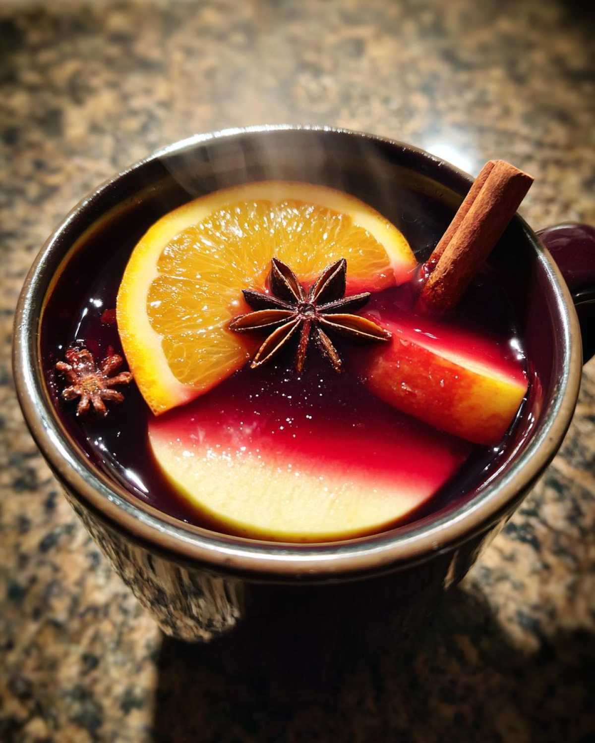 Stovetop Mulled Sangria - detail 1