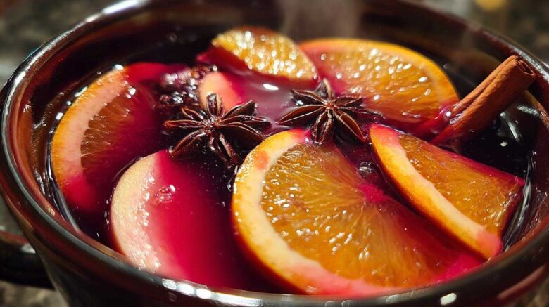 Stovetop Mulled Sangria