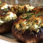 Stuffed Mushrooms with Herb Goat Cheese