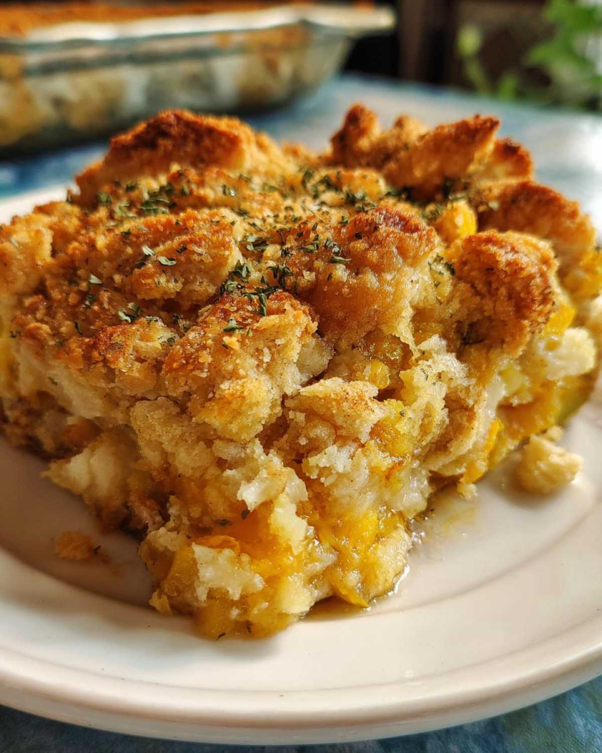 Summer squash casserole - detail 1