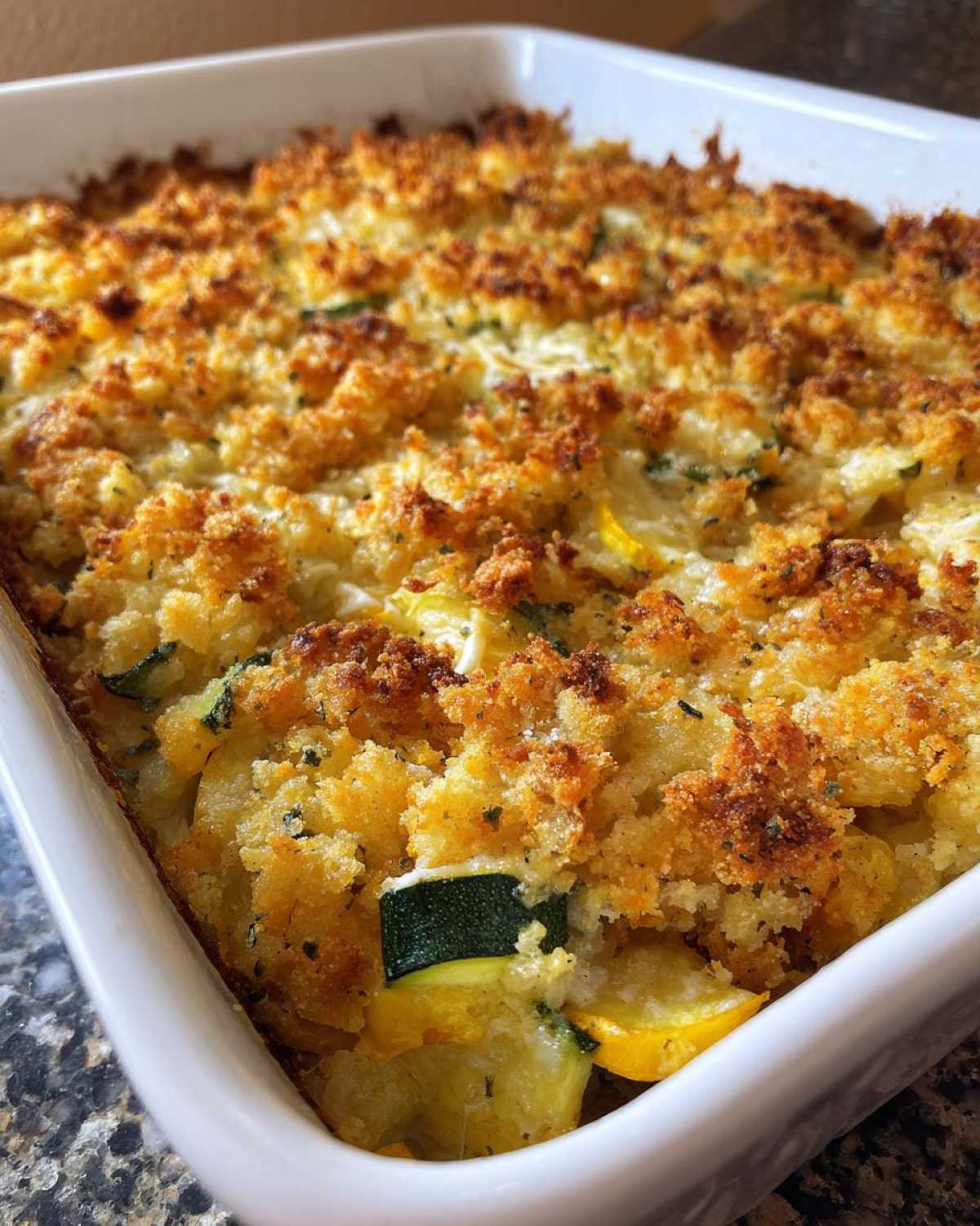 Summer squash casserole - detail 3
