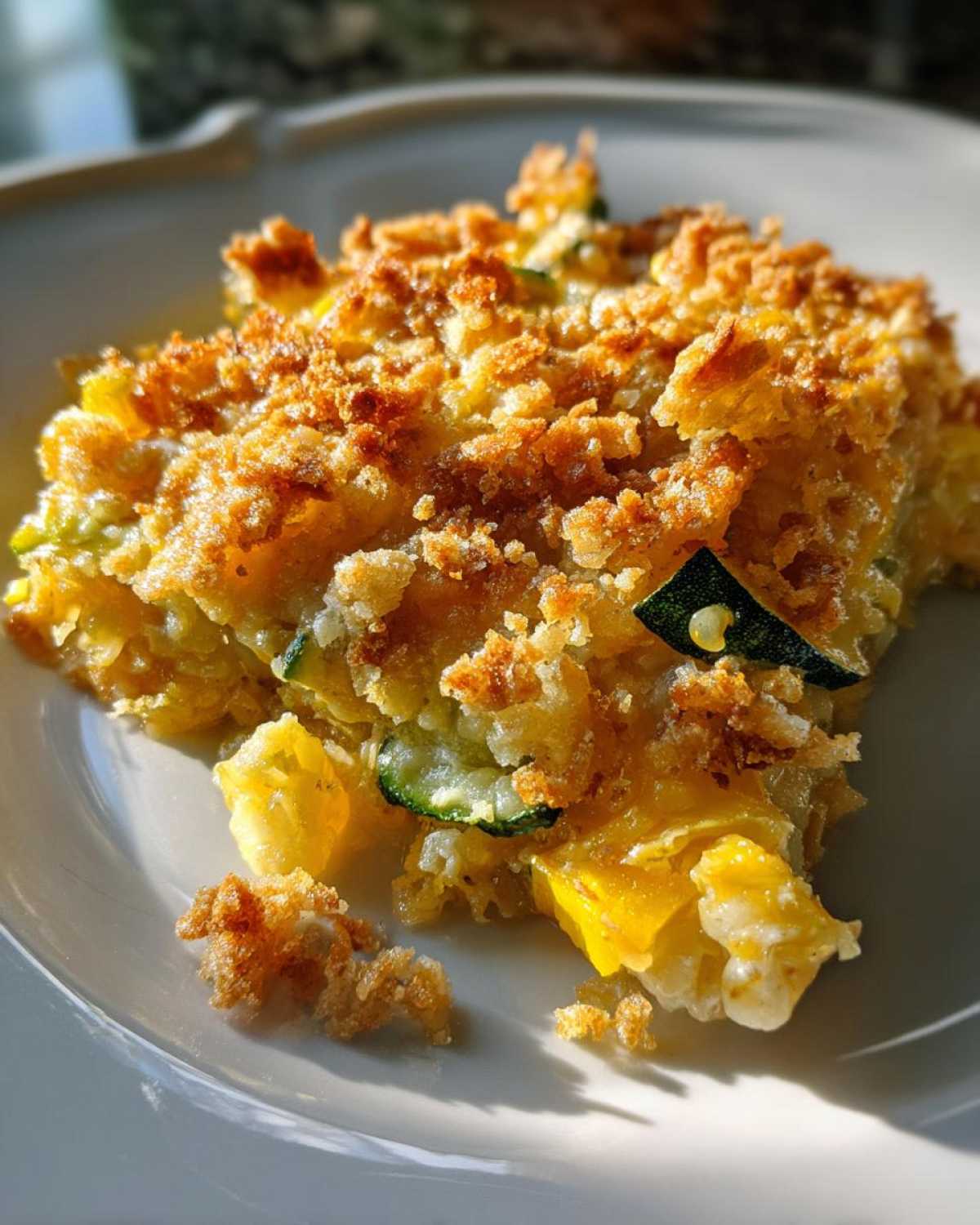 Summer squash casserole - detail 4