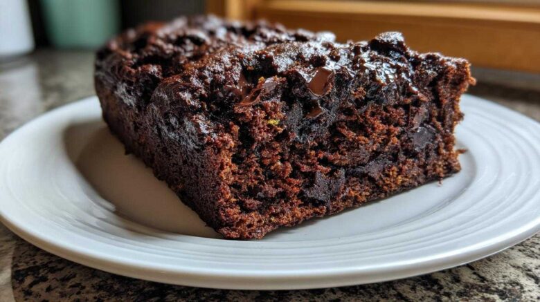 Triple Chocolate Chunk Zucchini Bread Bakery Loaf