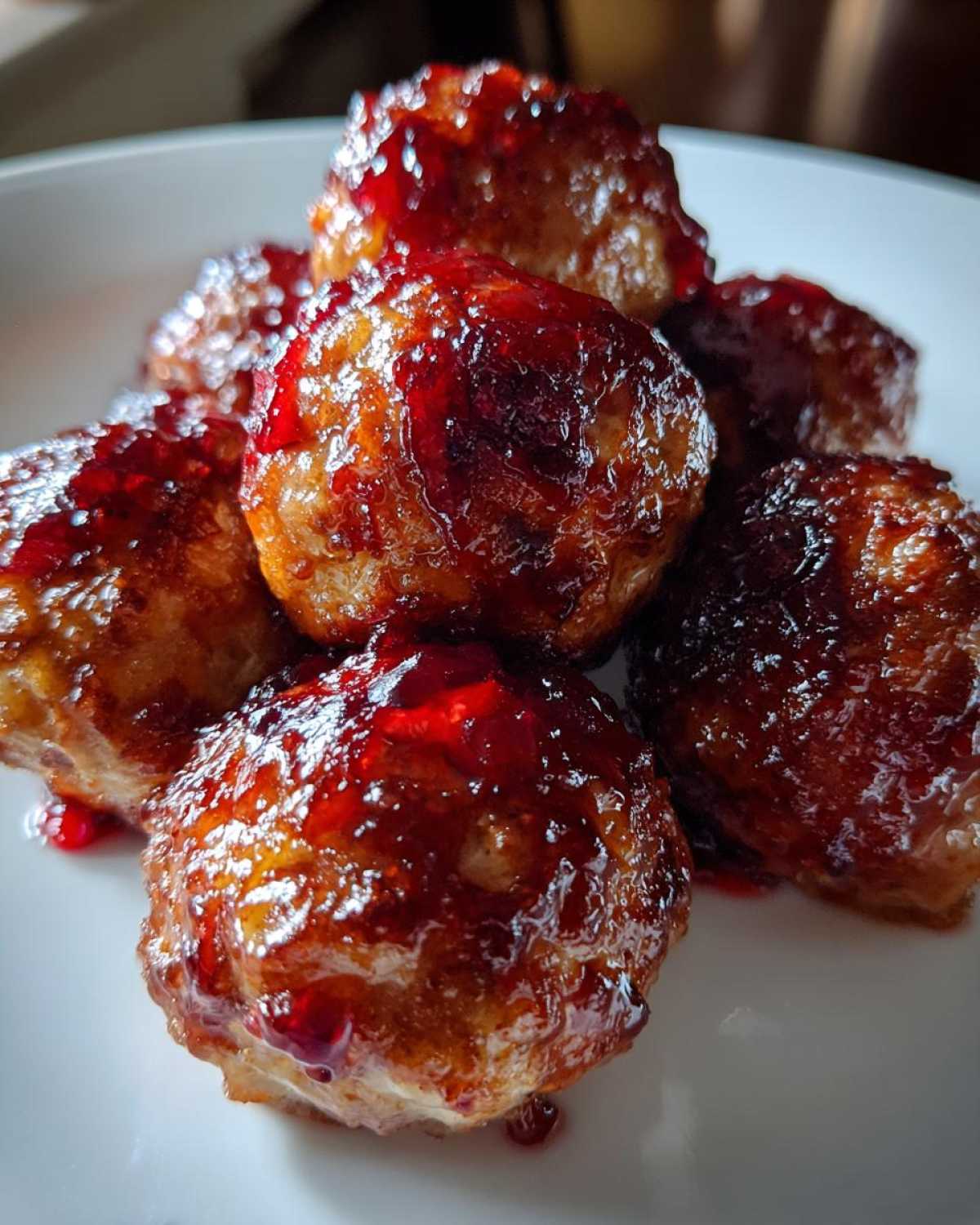 Turkey Cranberry Meatballs - detail 1