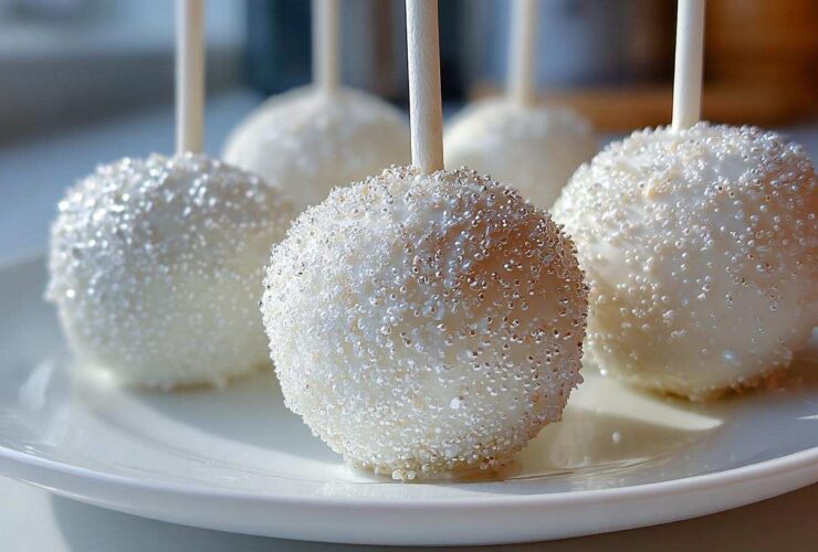 Vanilla Snowball Cake Pops