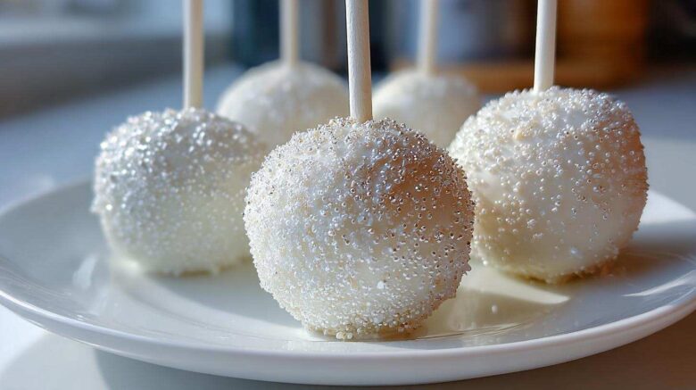 Vanilla Snowball Cake Pops