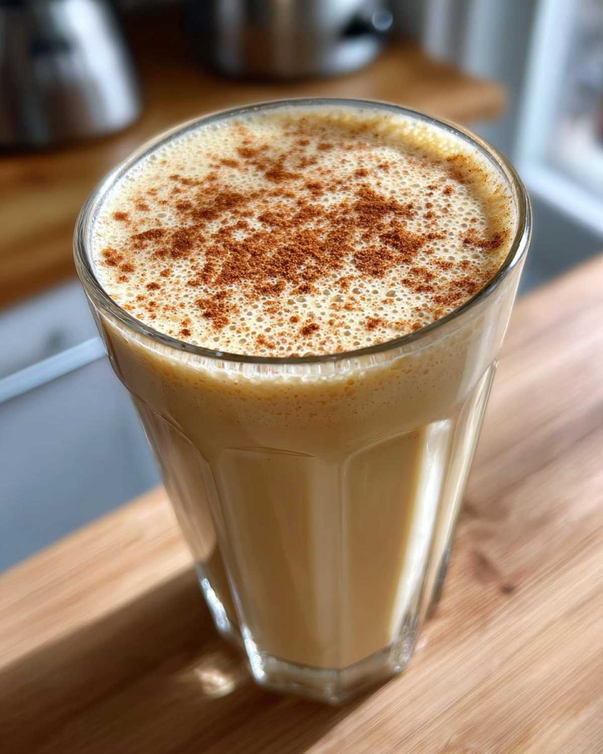 Vegan Eggnog Smoothie - detail 2