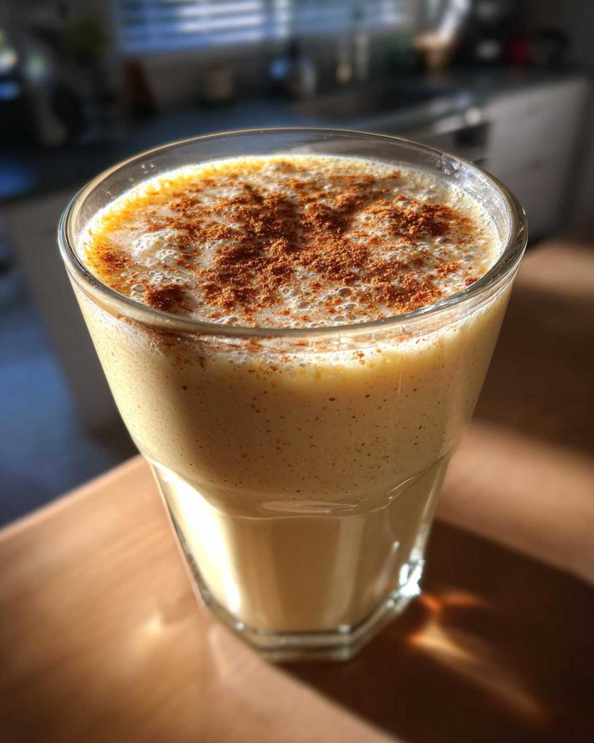 Vegan Eggnog Smoothie - detail 3