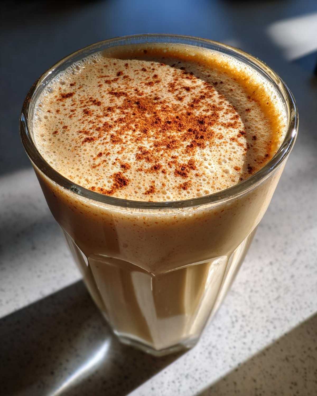 Vegan Eggnog Smoothie - detail 4