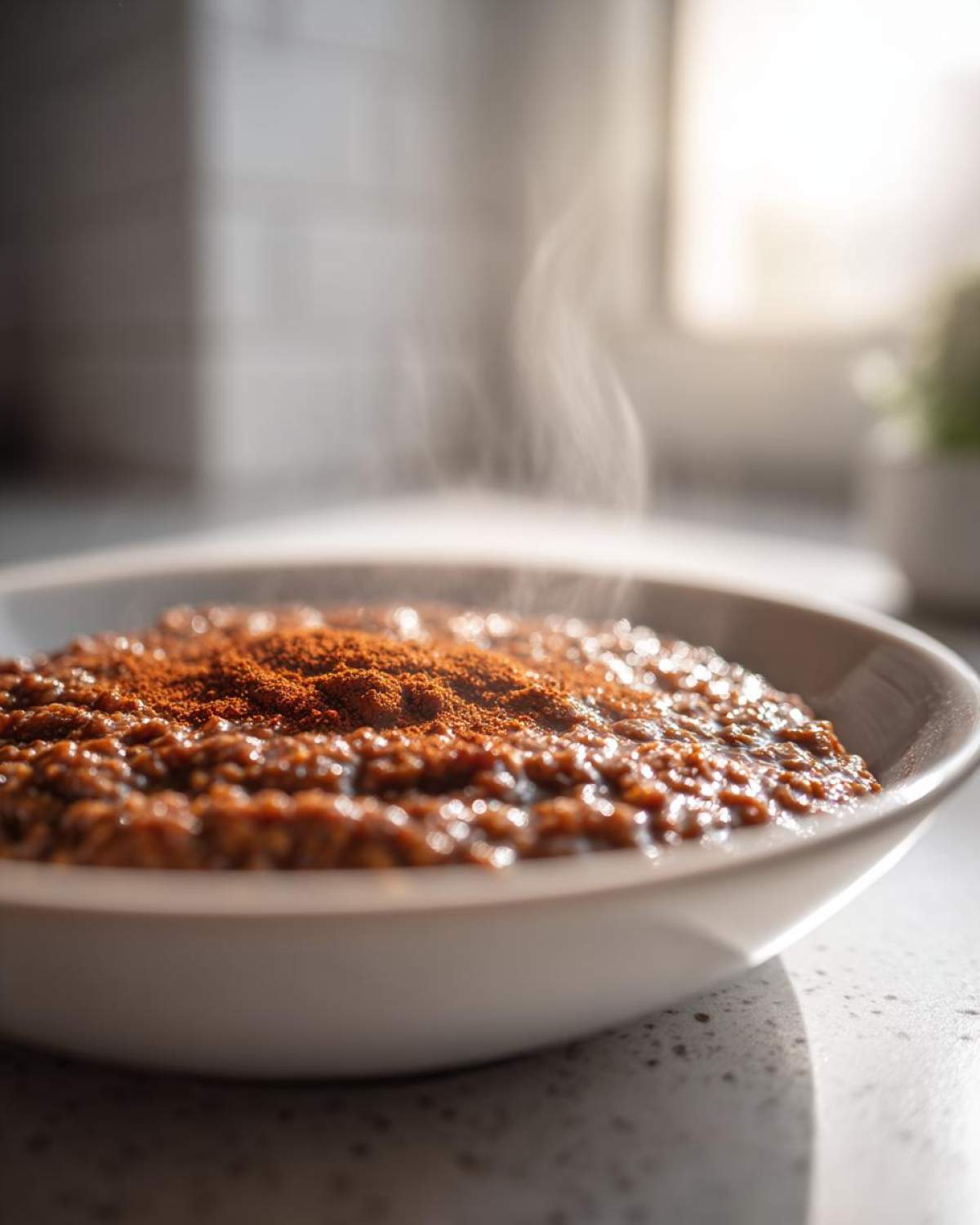 Vegan Gingerbread Oatmeal - detail 1