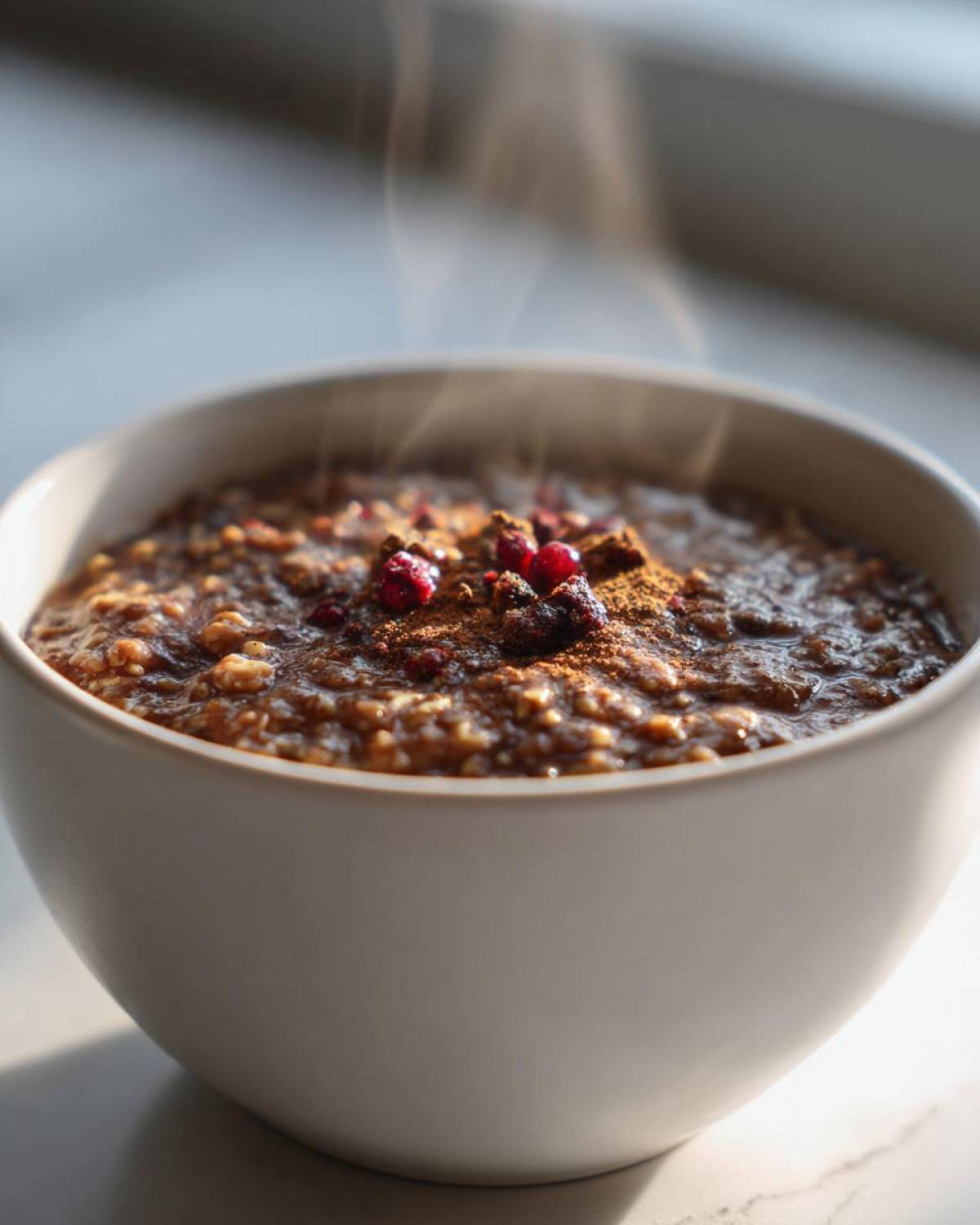 Vegan Gingerbread Oatmeal - detail 4