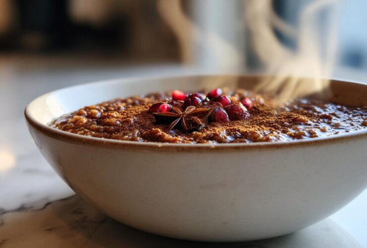 Vegan Gingerbread Oatmeal