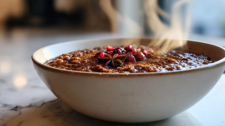 Vegan Gingerbread Oatmeal