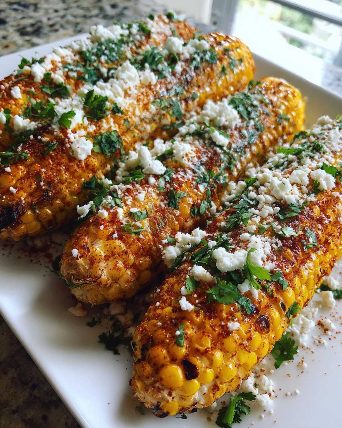 Vegan Mexican street corn - detail 4