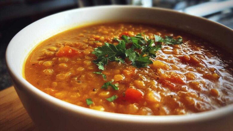 Vegan Spiced Lentil Soup