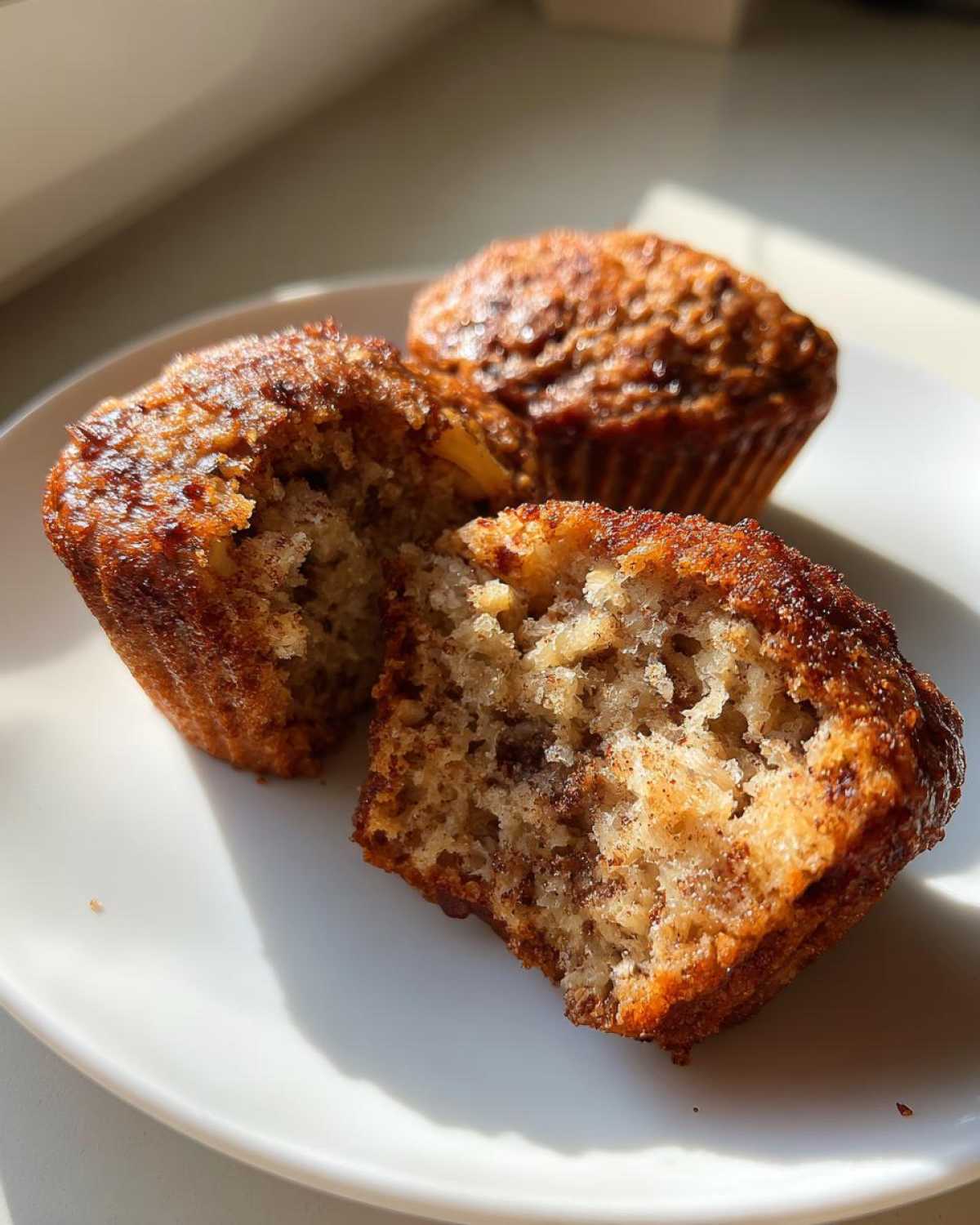 Vegan banana muffins - detail 4