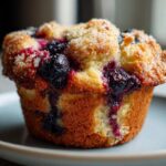 Vegan blueberry muffins