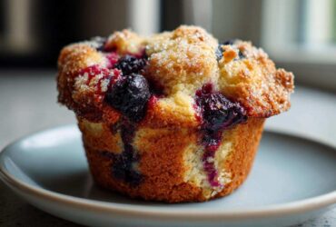Vegan blueberry muffins