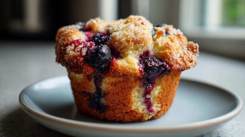 Vegan blueberry muffins