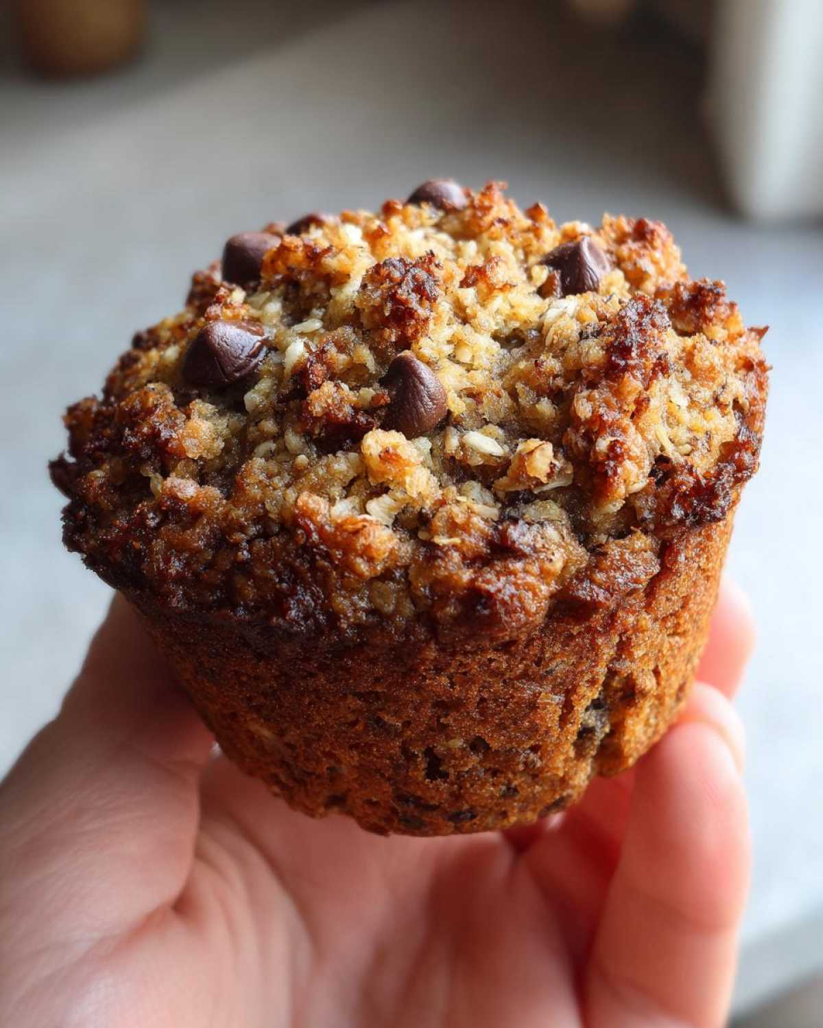 Vegan protein muffins - detail 4