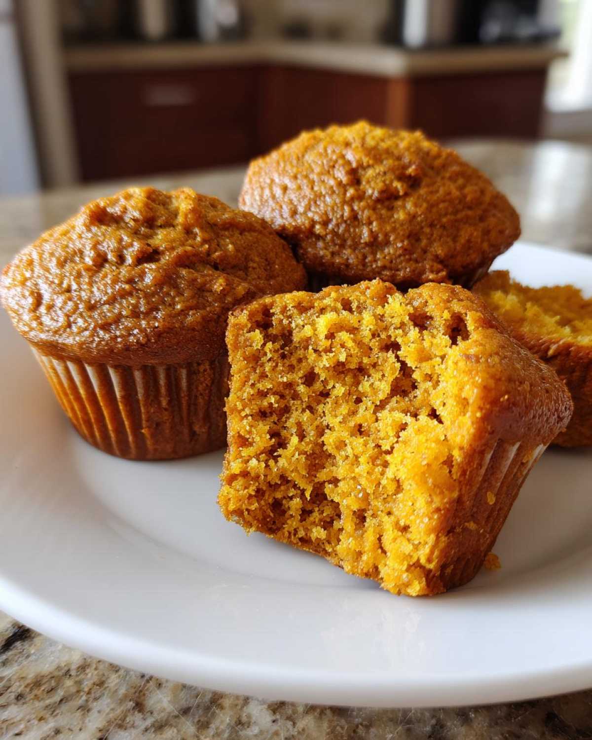 Vegan pumpkin muffins - detail 1
