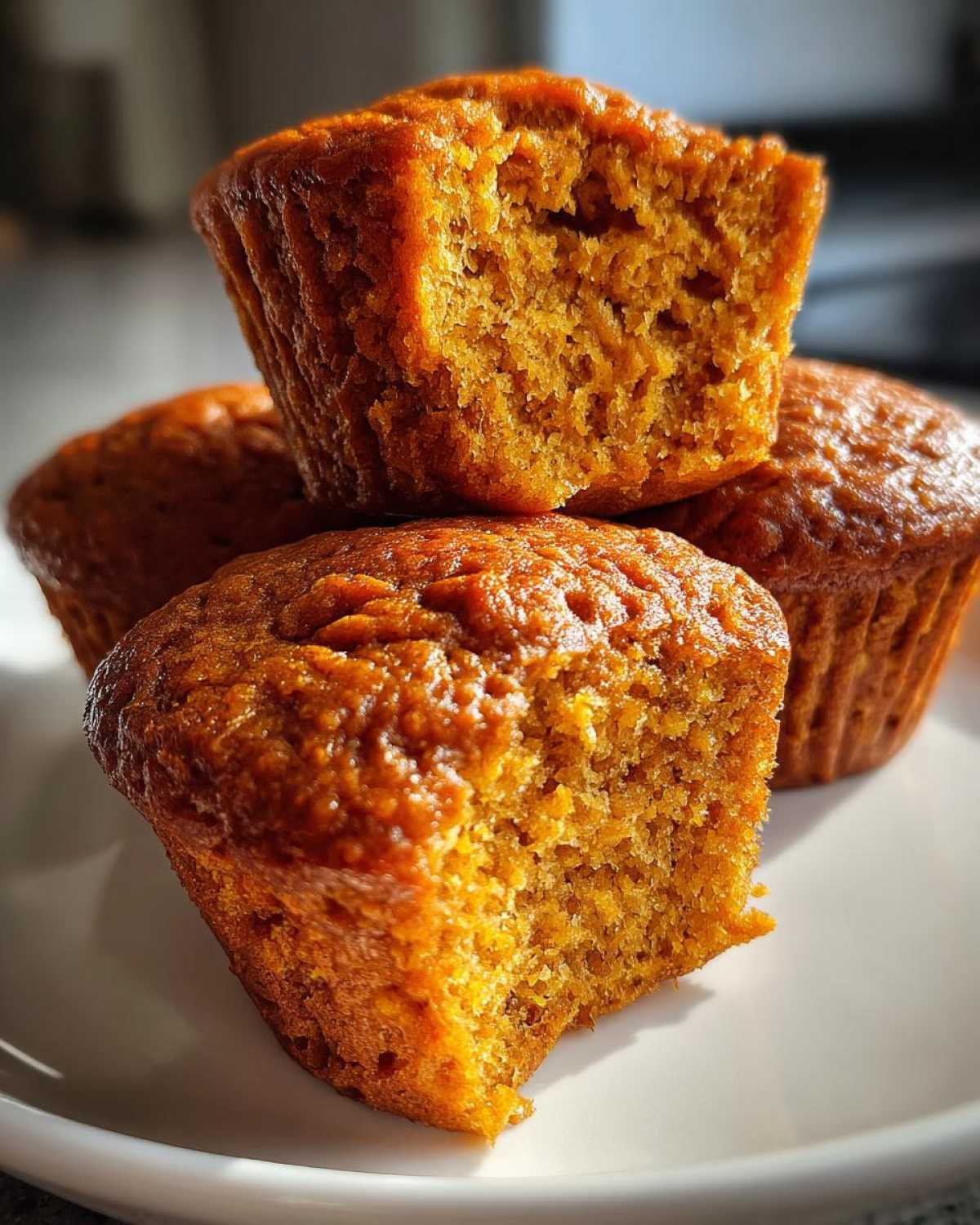Vegan pumpkin muffins - detail 4