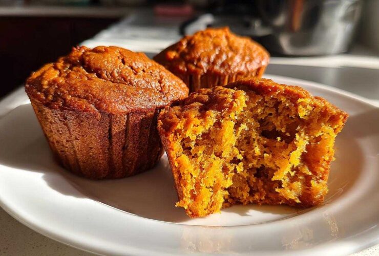 Vegan pumpkin muffins
