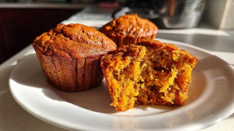 Vegan pumpkin muffins