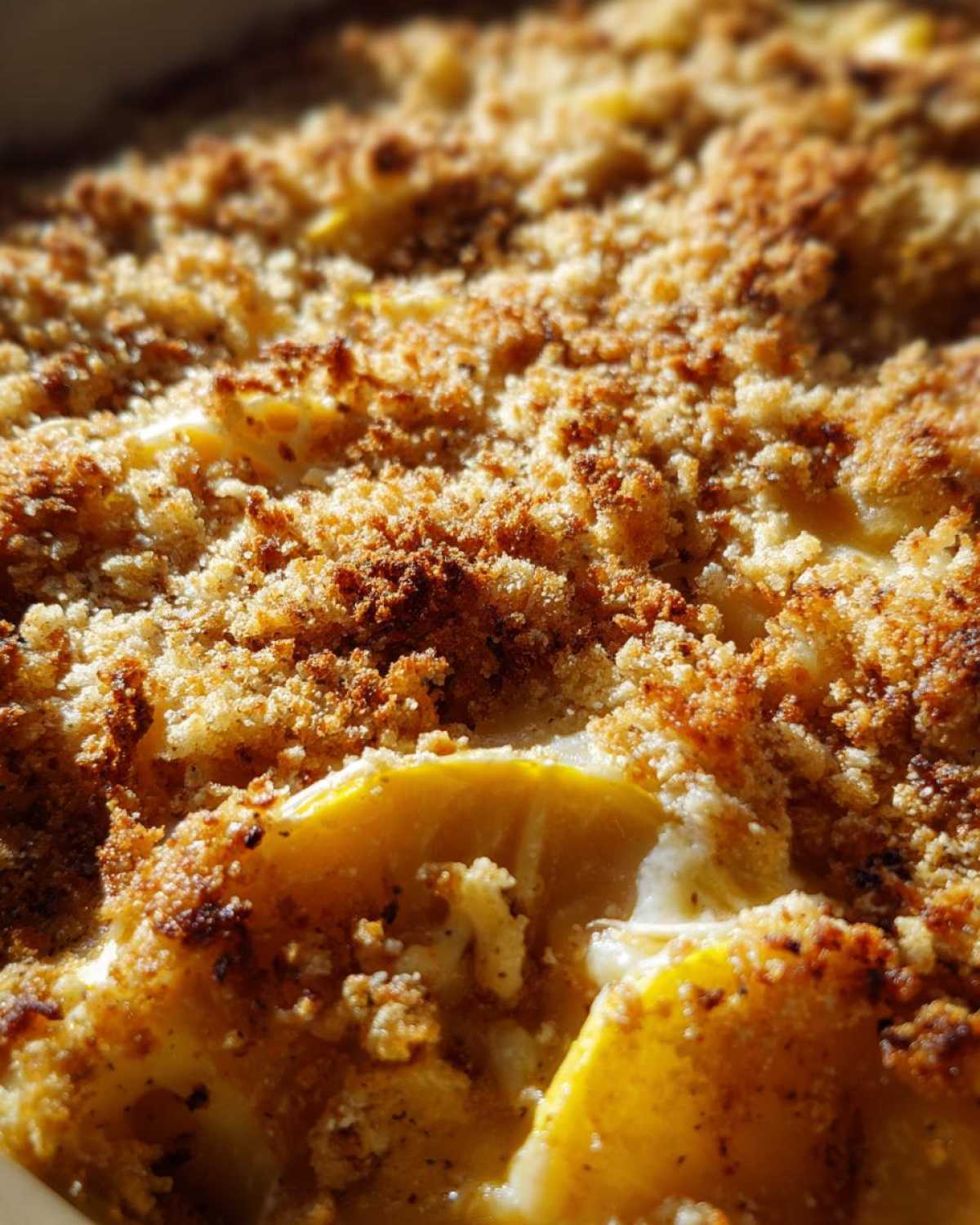 Vegan squash casserole - detail 2